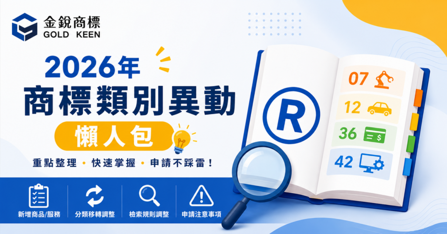 2026年商標類別異動懶人包